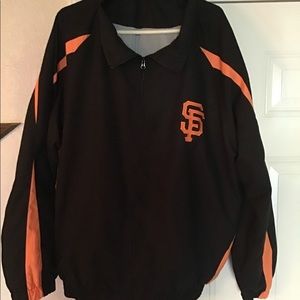 Majestic San Francisco Giants wind breaker light weight jacket XXXL